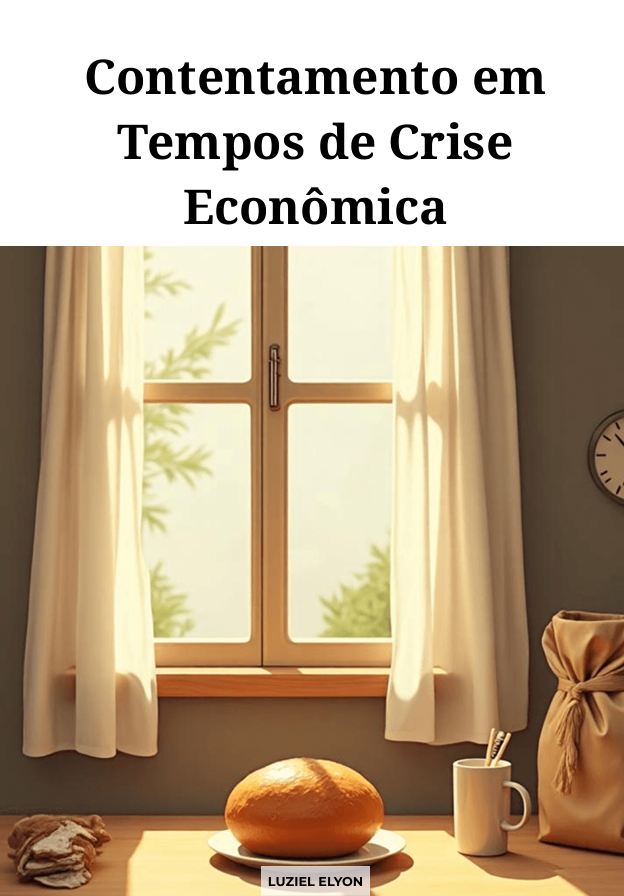 Capa de Contentamento em Tempos de Crise Econômica